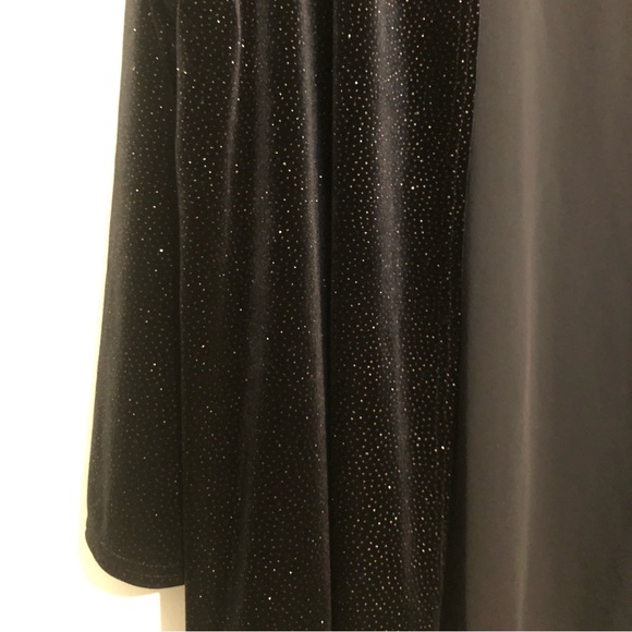 Onyx Nite Formal Jacket/Cardigan in Black with Silver Sparkles, size 26. - Picture 5 of 5